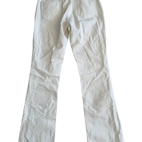 GAP Long and Lean White Denim Bootcut Jeans Size 27 - Picture 4 of 10